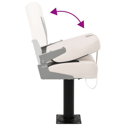 Foldable Boat Seat 2 Set Low Backrest
