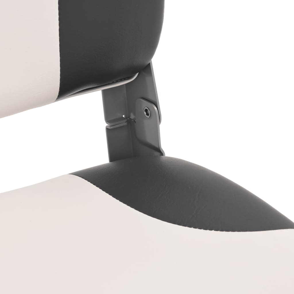 Foldable Boat Seat 2 Set Low Backrest