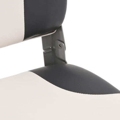 Foldable Boat Seat 2 Set Low Backrest