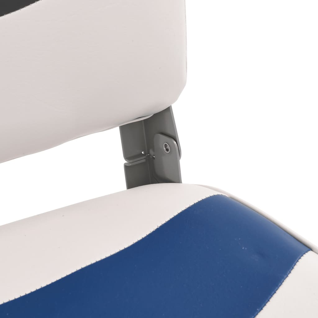 2 Piece Foldable Boat Seat Set High Backrest