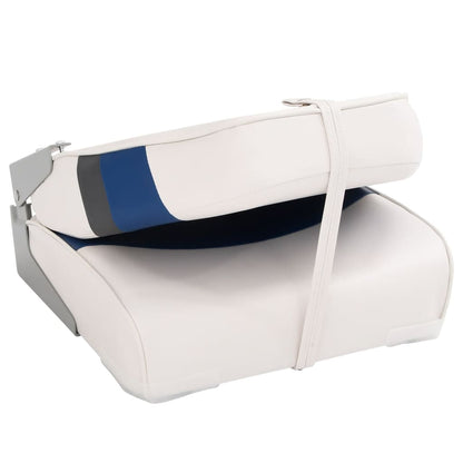 Foldable Boat Seats 2pcs with High Back 44x38x55 cm