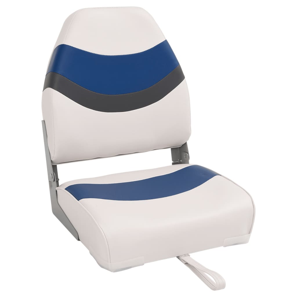 4 Piece Foldable Boat Seat Set High Backrest
