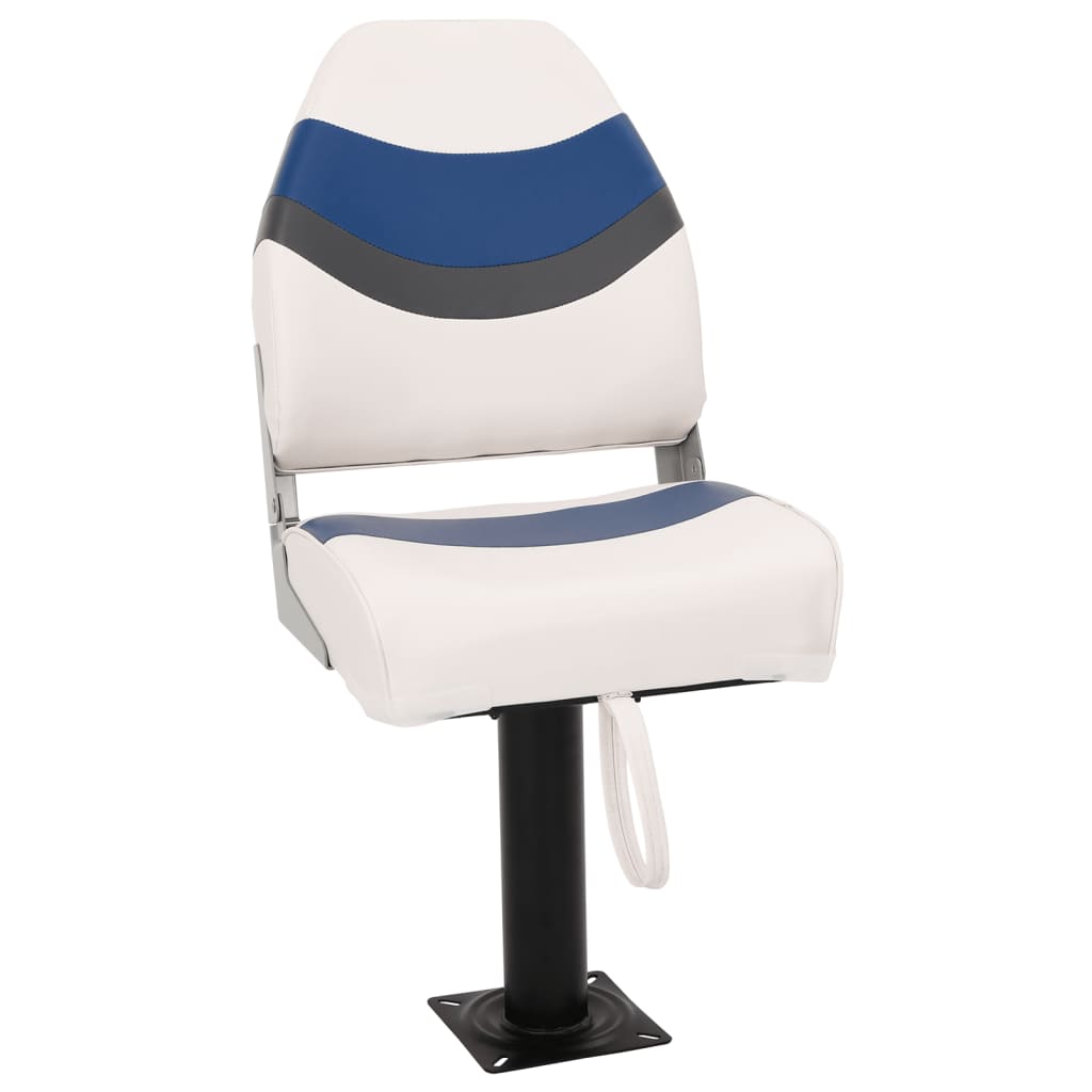 4 Piece Foldable Boat Seat Set High Backrest