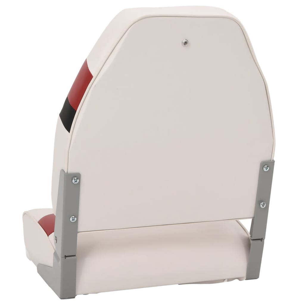 2 Piece Foldable Boat Seat Set High Backrest