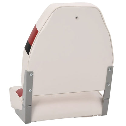 2 Piece Foldable Boat Seat Set High Backrest