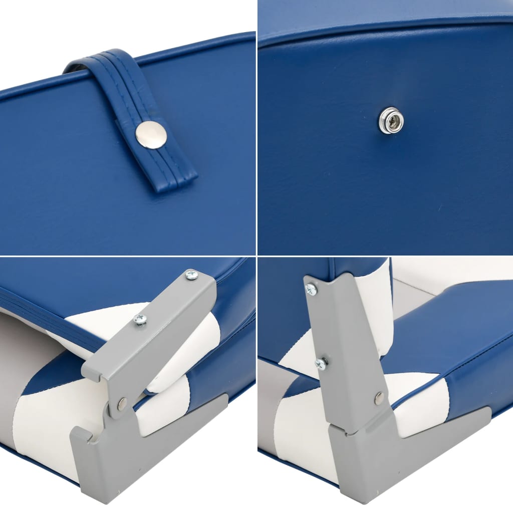 4 Piece Foldable Boat Seat Set High Backrest