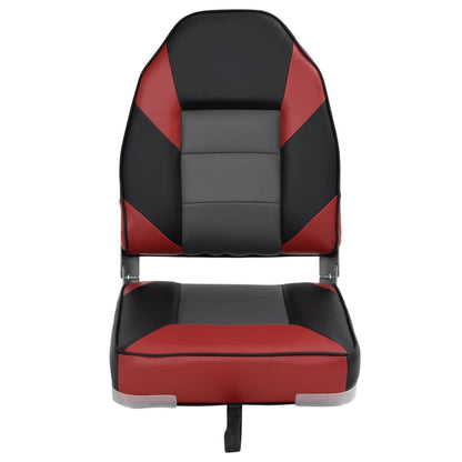 2 Piece Foldable Boat Seat Set High Backrest