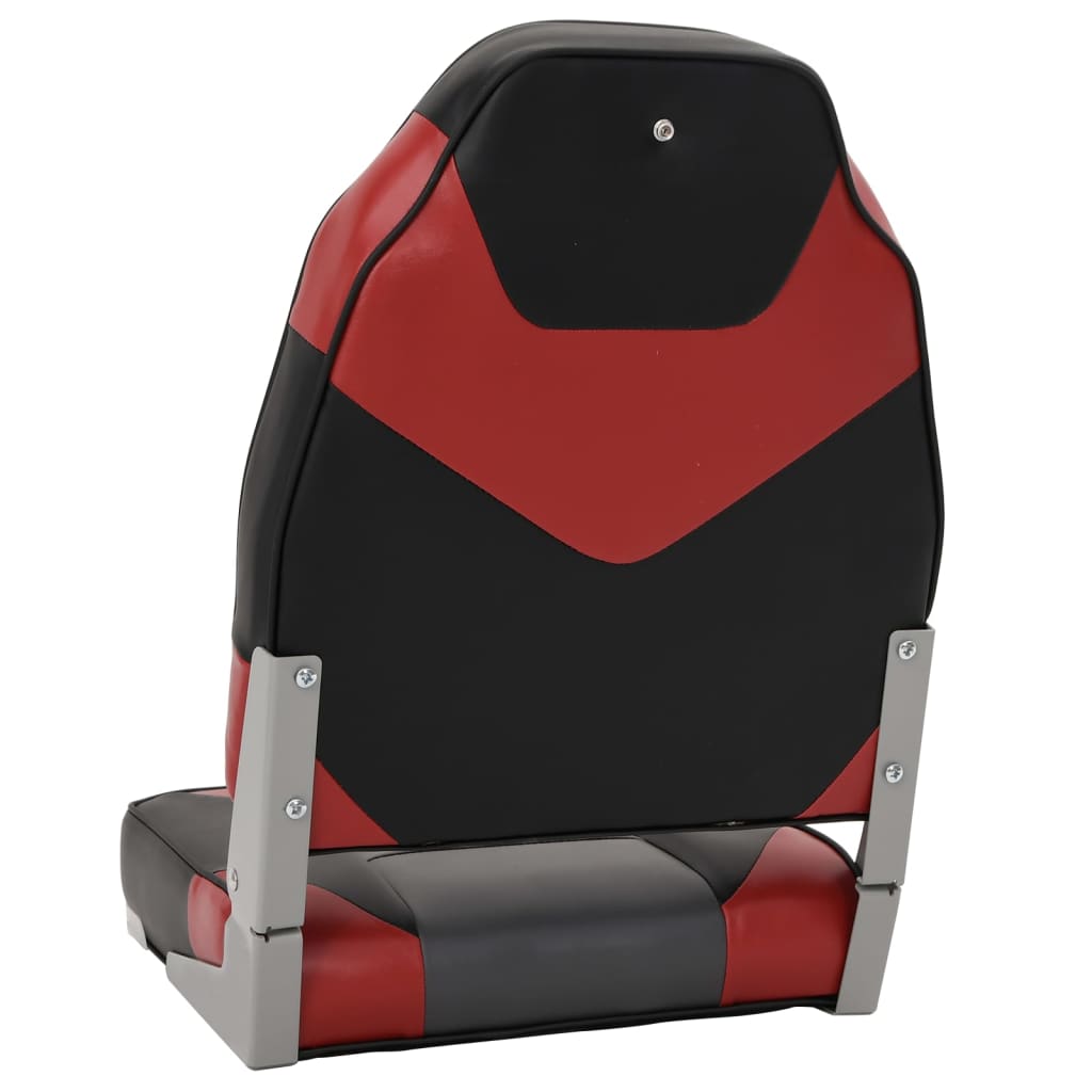 2 Piece Foldable Boat Seat Set High Backrest