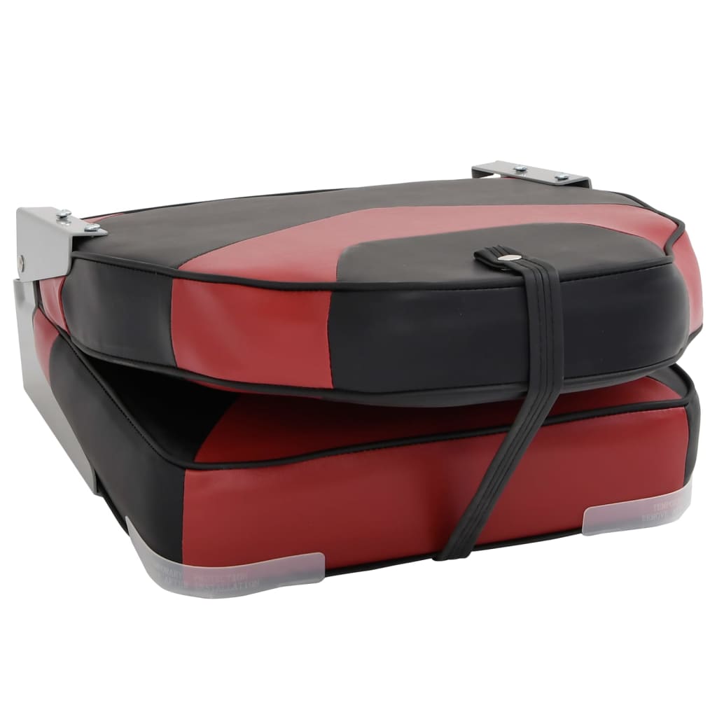 Foldable Boat Seats 2pcs with High Back 39x43x58 cm