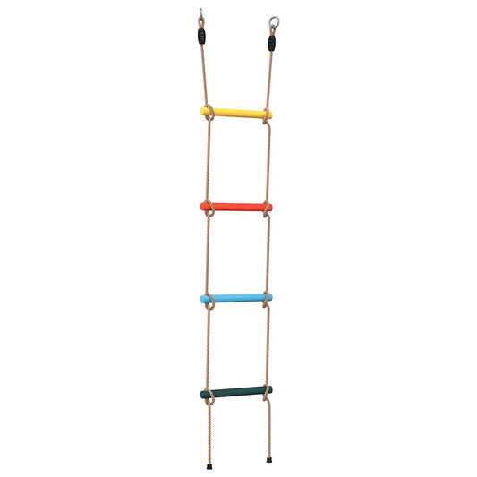 Rope Ladder for Kids with 4 Rungs Multicolour
