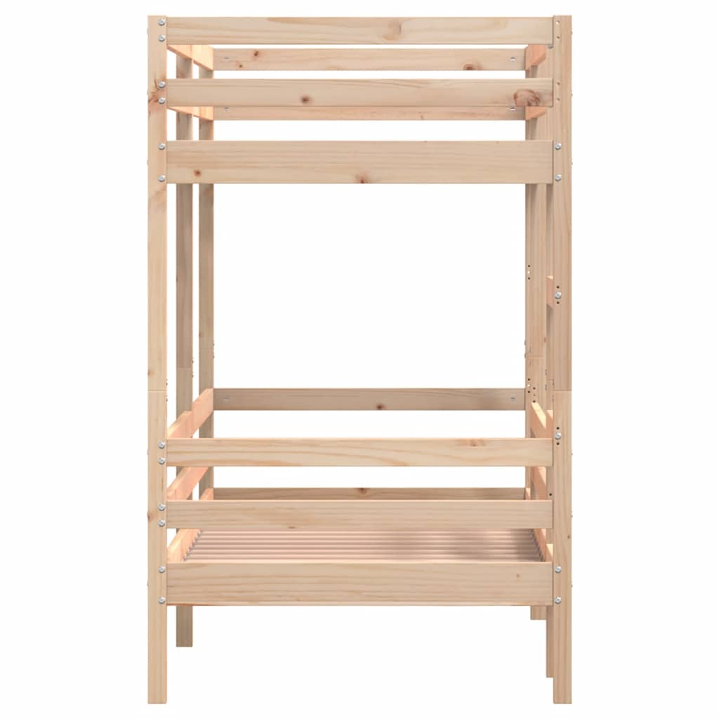 Bunk Bed without Mattress 80x200 cm Solid Wood Pine