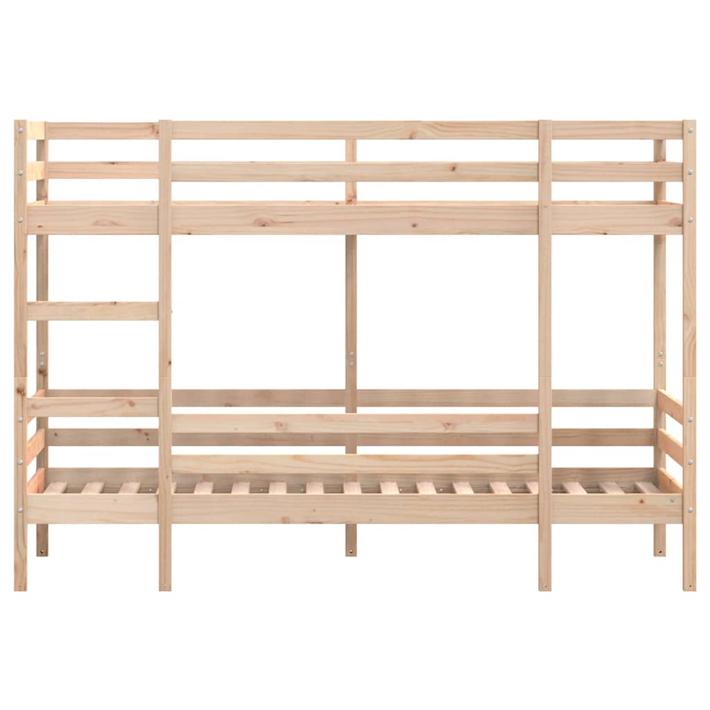 Bunk Bed without Mattress 90x190 cm Single Solid Wood Pine