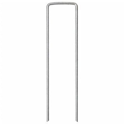Ground Pegs U Shape 50 pcs 15x3,5 cm Galvanised steel