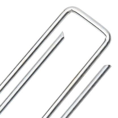 Ground Pegs U Shape 25 pcs 20x4 cm Galvanised steel