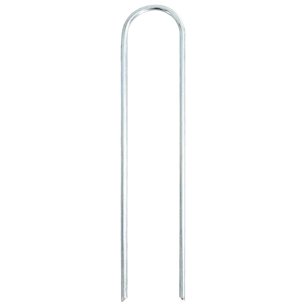 Ground Pegs U Shape 25 pcs 20x3.5 cm Galvanised steel