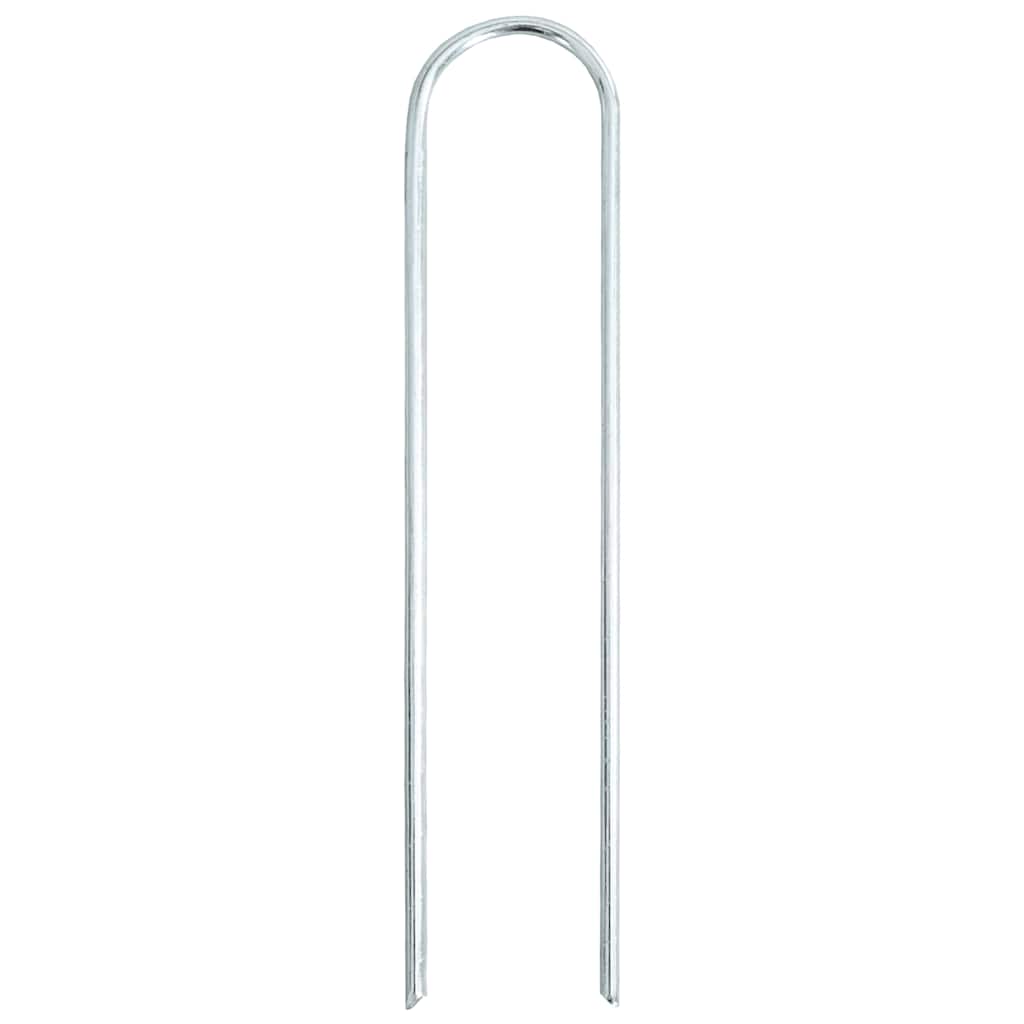Ground Pegs U Shape 50 pcs 20x3,5 cm Galvanised steel
