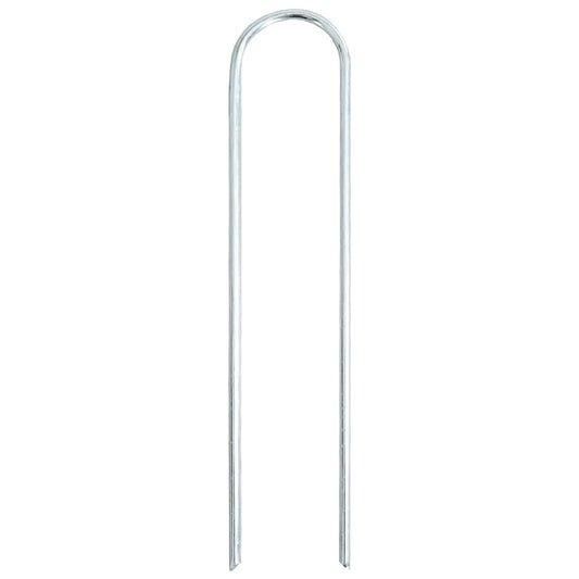 Ground Pegs U Shape 50 pcs 20x3,5 cm Galvanised steel