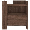 Bedside Cabinet Brown Oak 45x50x50 cm Engineered Wood