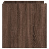 Bedside Cabinet Brown Oak 45x50x50 cm Engineered Wood