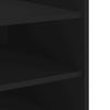 Bedside Cabinet Black 45x50x50 cm Engineered Wood