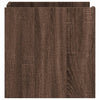 Bedside Cabinet Brown Oak 45x50x50 cm Engineered Wood