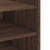 Bedside Cabinet Brown Oak 45x50x50 cm Engineered Wood