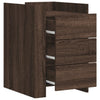 Bedside Cabinet Brown Oak 45x50x65 cm Engineered Wood