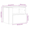 Wall-mounted Bedside Cabinets 2 pcs White 45x30x35 cm