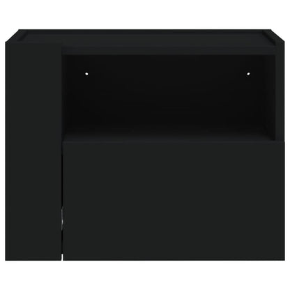 Wall-mounted Bedside Cabinets 2 pcs Black 45x30x35 cm