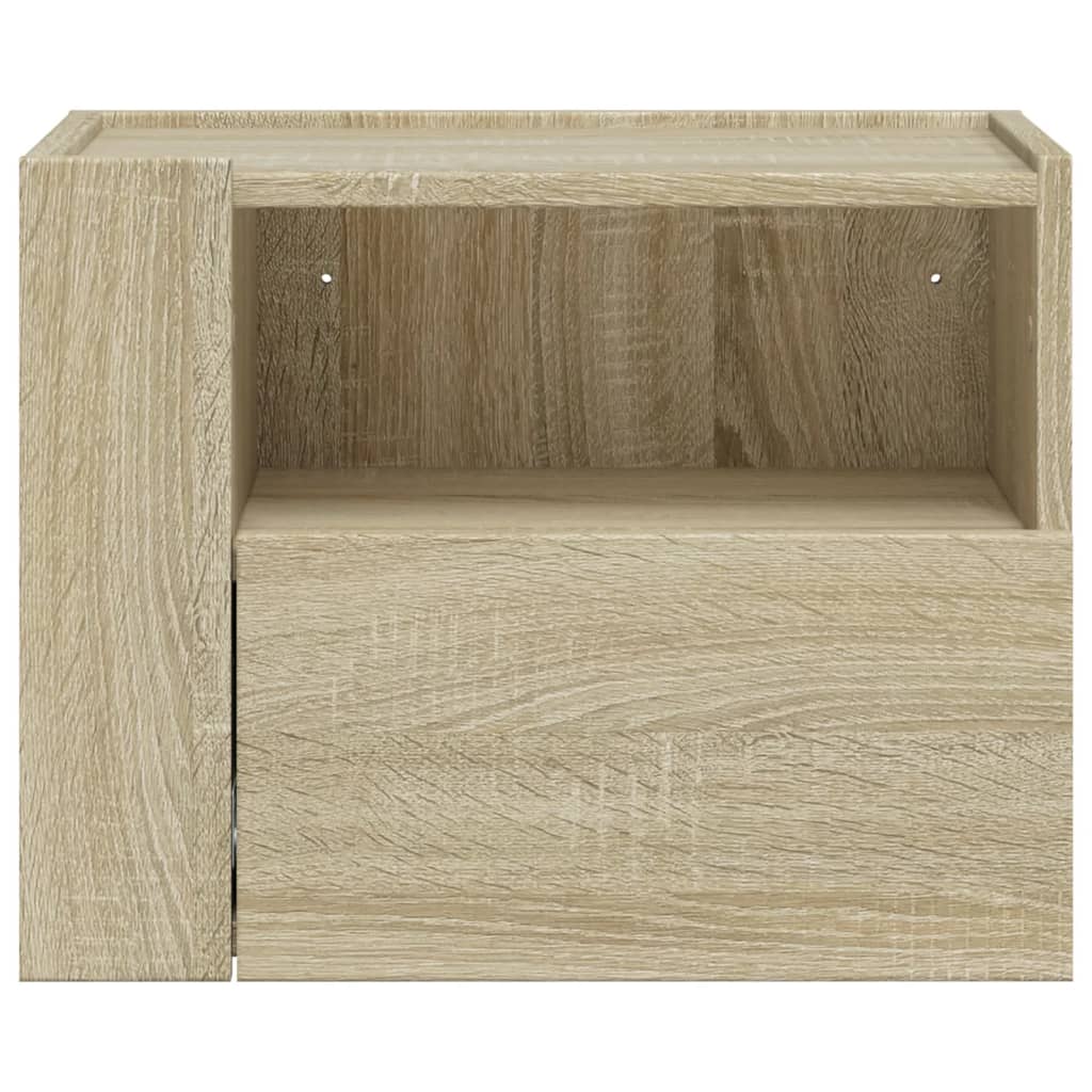 Wall-mounted Bedside Cabinet Sonoma Oak 45x30x35 cm