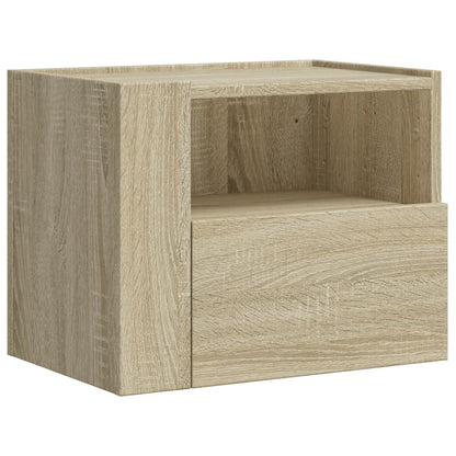 Wall-mounted Bedside Cabinets 2 pcs Sonoma Oak 45x30x35 cm