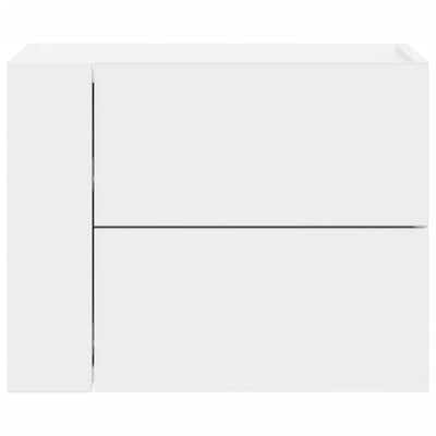Wall-mounted Bedside Cabinets 2 pcs White 45x30x35 cm