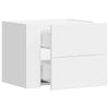 Wall-mounted Bedside Cabinets 2 pcs White 45x30x35 cm