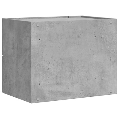 Wall-mounted Bedside Cabinet Concrete Grey 45x30x35 cm