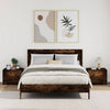 Wall-mounted Bedside Cabinets 2 pcs Smoked Oak 45x30x35 cm