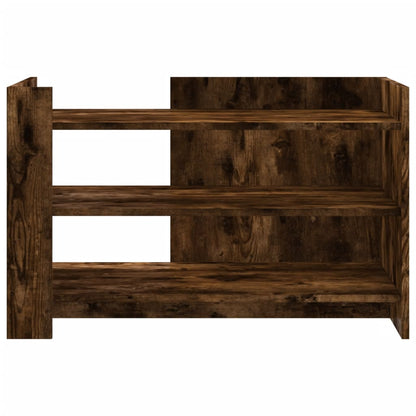 Coffee Table Smoked Oak 80x50x50 cm Engineered Wood