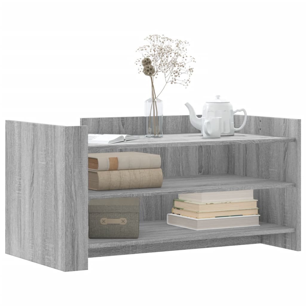 Coffee Table Grey Sonoma 100x50x50 cm Engineered Wood