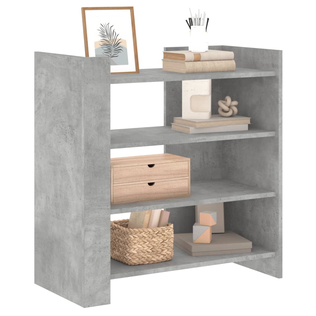 Sideboard Concrete Grey 73.5x35x75 cm Engineered Wood