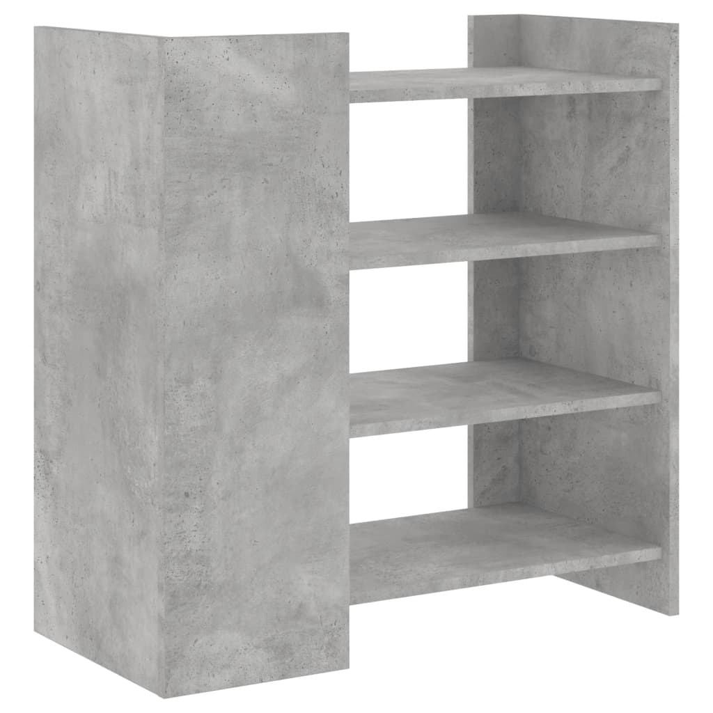 Sideboard Concrete Grey 73.5x35x75 cm Engineered Wood