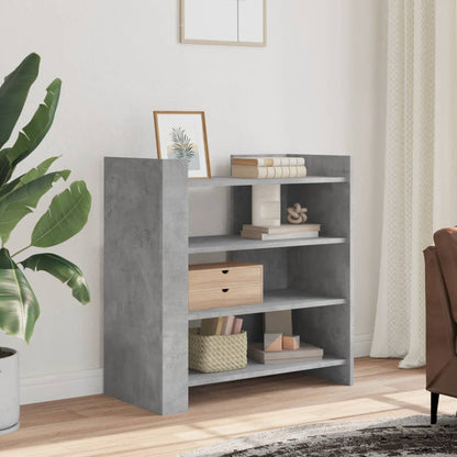 Sideboard Concrete Grey 73.5x35x75 cm Engineered Wood