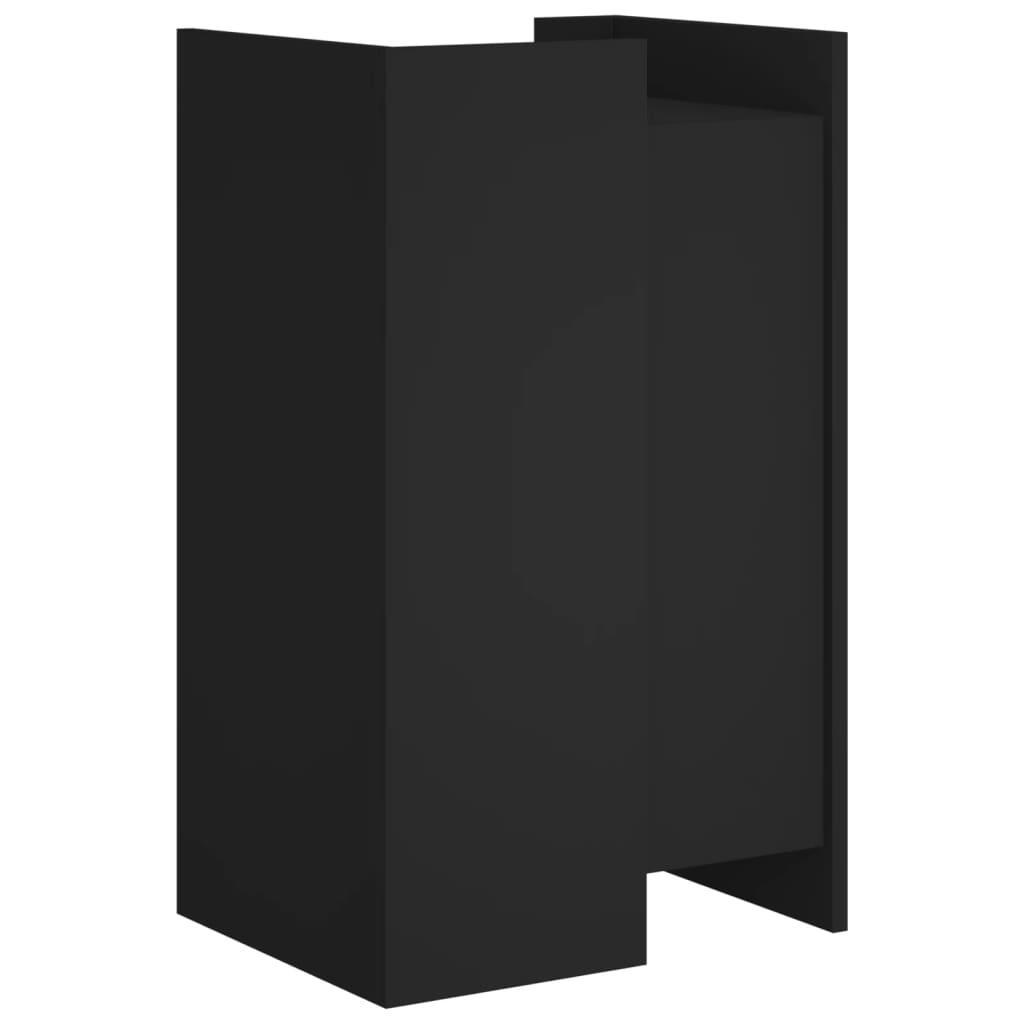Sideboard Black 45x35x75 cm Engineered Wood