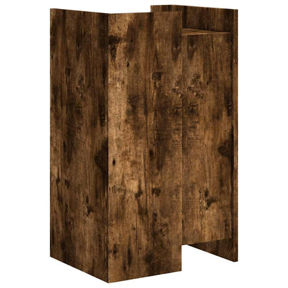 Sideboard Smoked Oak 45x35x75 cm Engineered Wood