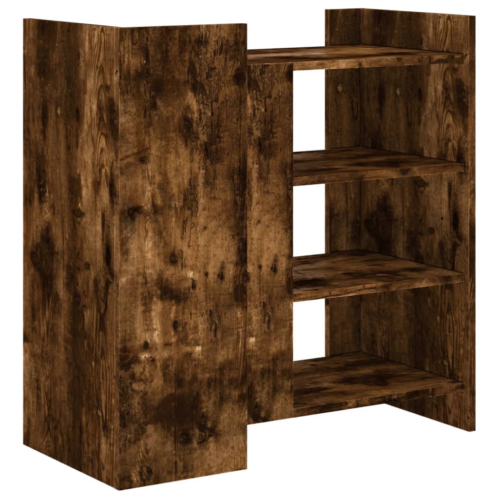 Sideboard Smoked Oak 73.5x35x75 cm Engineered Wood