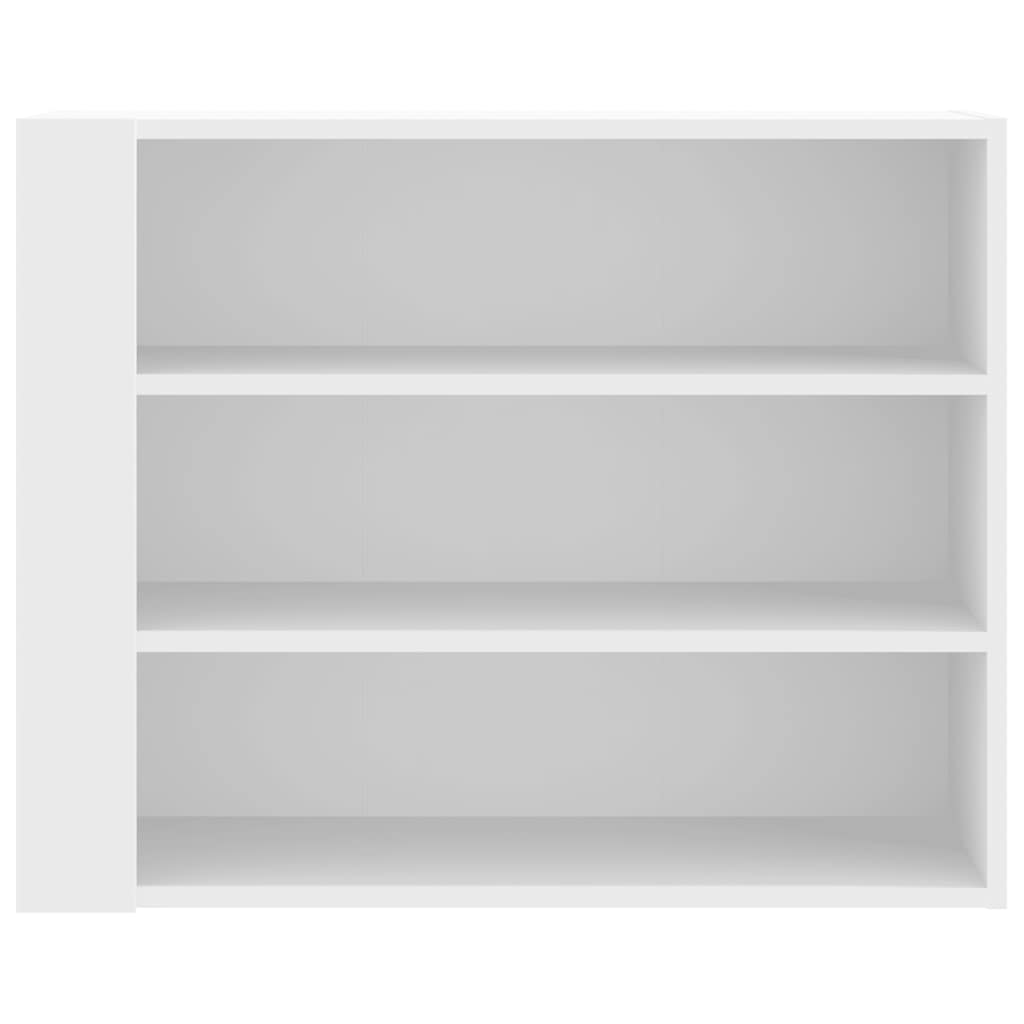 Wall Cabinet White 75x35x60 cm Engineered Wood