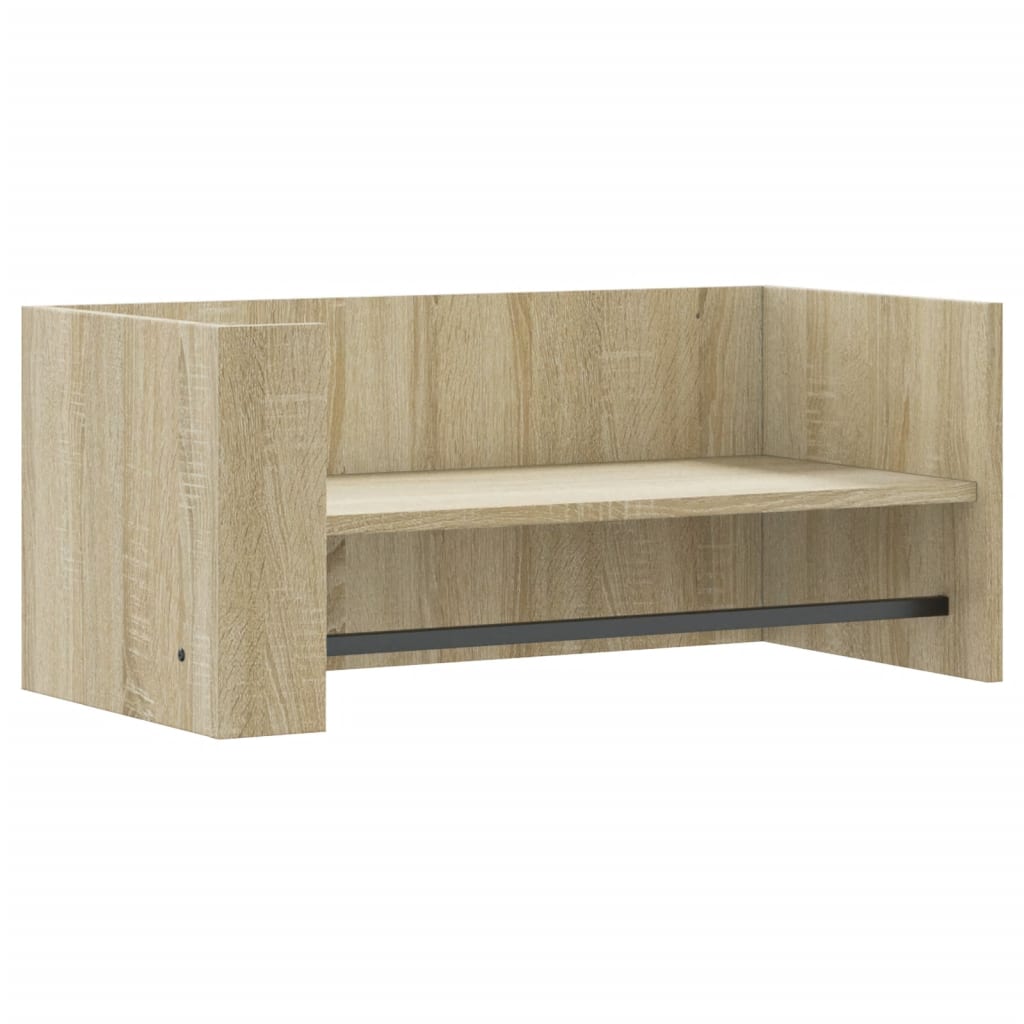 Wall Shelf Sonoma Oak 70.5x35x30.5 cm Engineered Wood