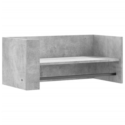 Wall Shelf Concrete Grey 70.5x35x30.5 cm Engineered Wood