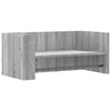 Wall Shelf Grey Sonoma 70.5x35x30.5 cm Engineered Wood
