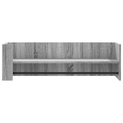 Wall Shelf Grey Sonoma 100x35x30.5 cm Engineered Wood