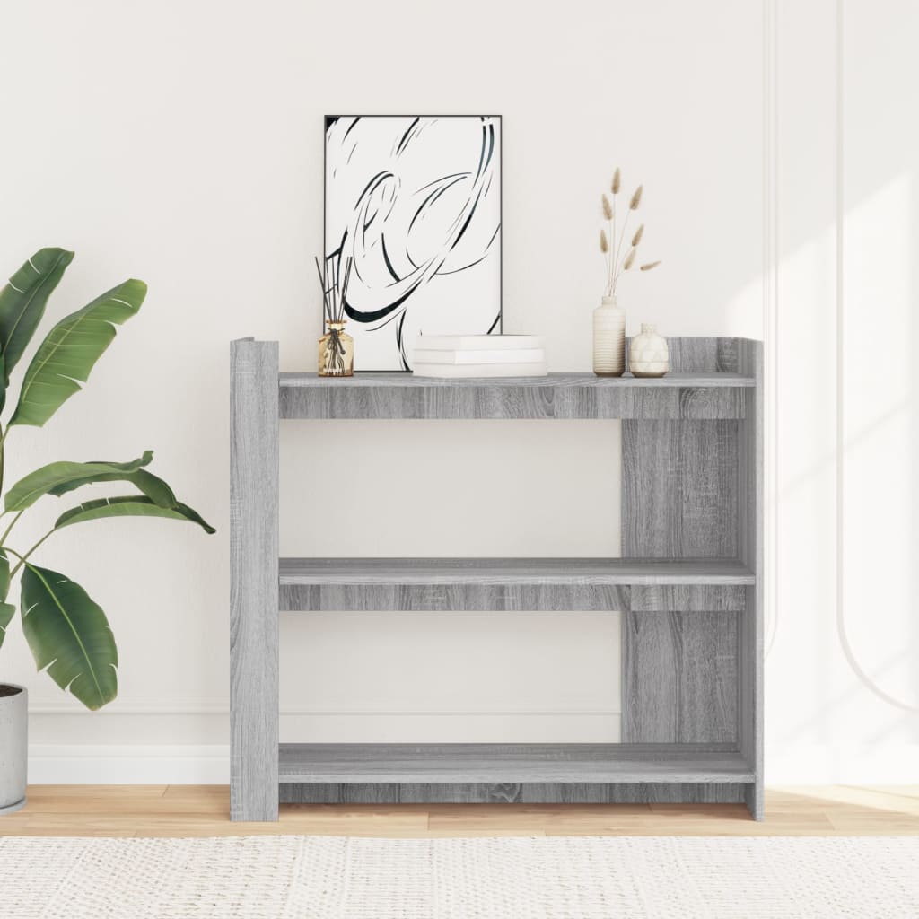 Console Table Grey Sonoma 100x35x90 cm Engineered Wood