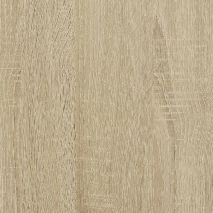 Hanging Glass Cabinet Lyon Sonoma Oak 80x31x60 cm Engineered Wood